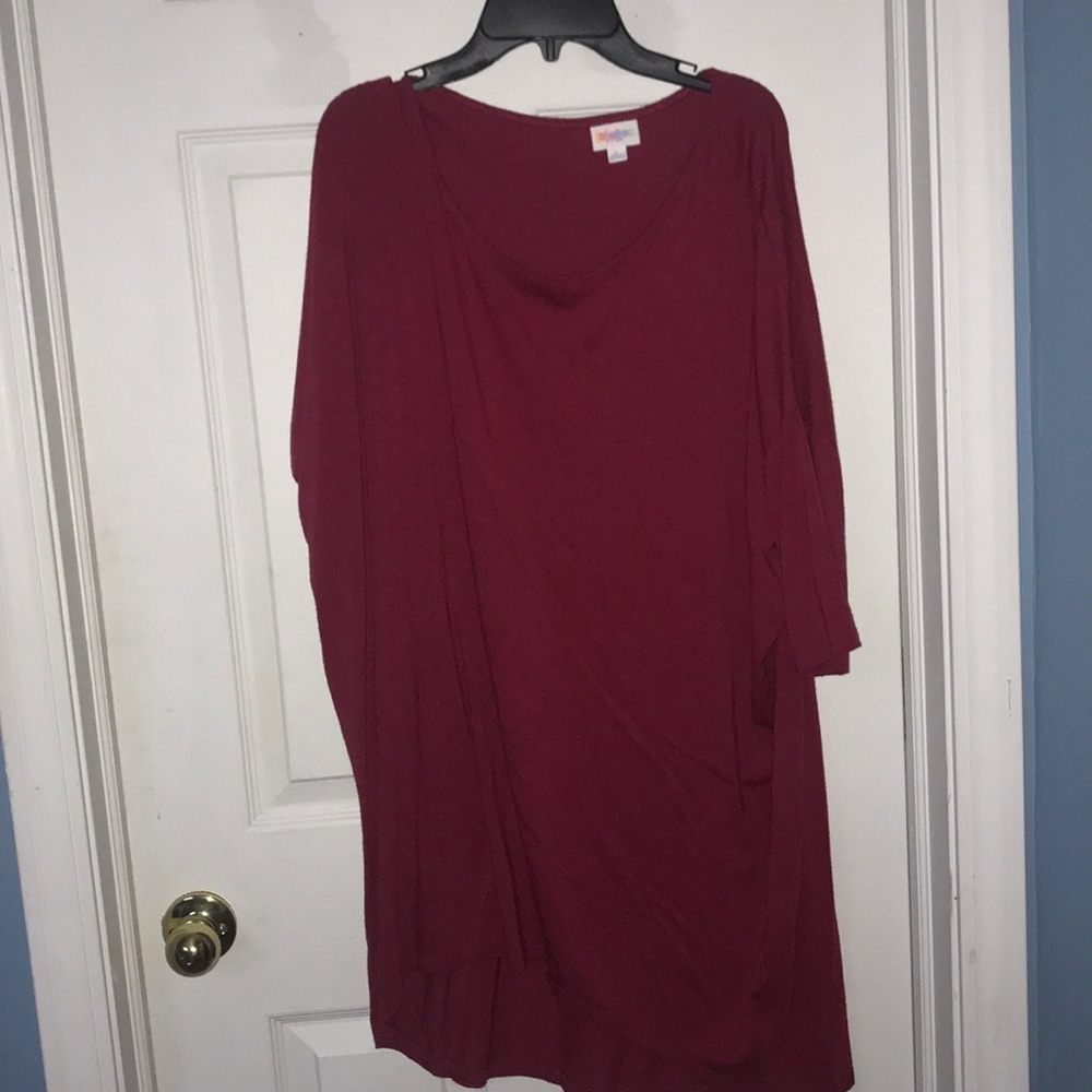 Lularoe cranberry tunic